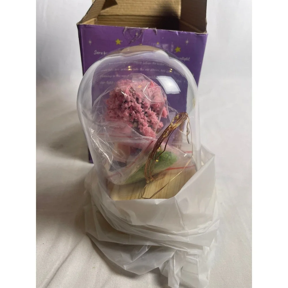 Parigo Upgraded Unicorn Craft Kit DIY‎ Light Up Terrarium Night Light